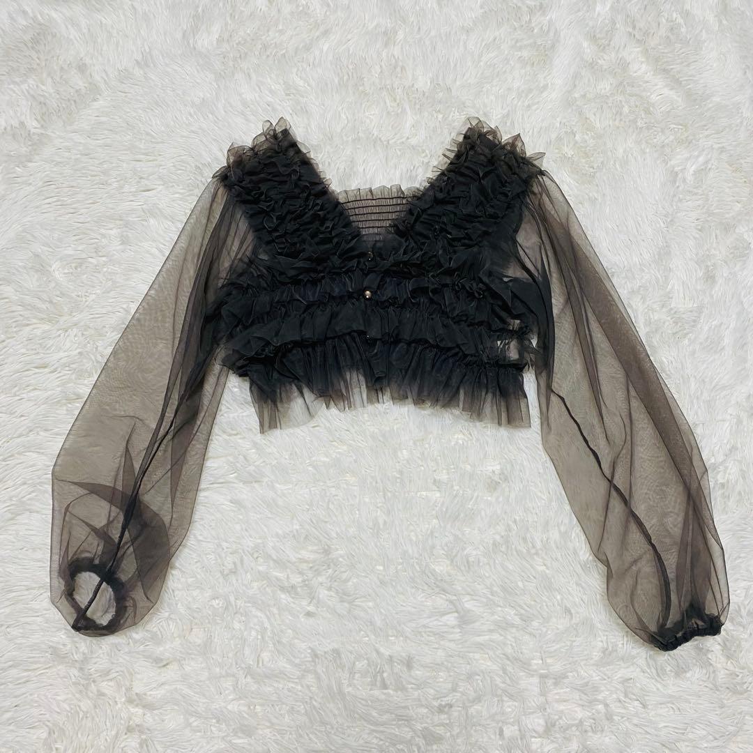 美品♡ディスコート【オケージョン】チュールセットキャミワンピースPSサイズ