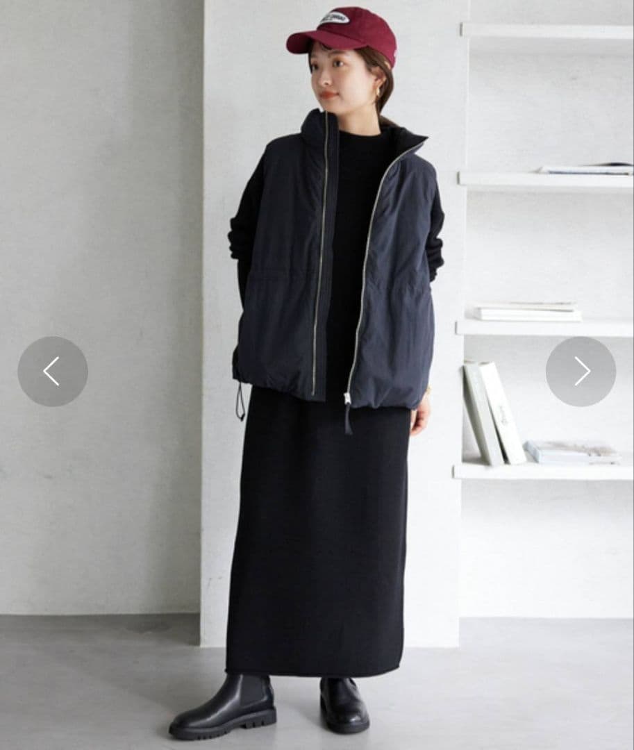 SLOBE IENA　P/NPタフタダウンベスト