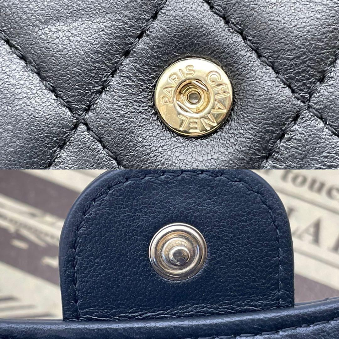 シャネル キーケース ココマーク キャビアスキン 黒 FP453