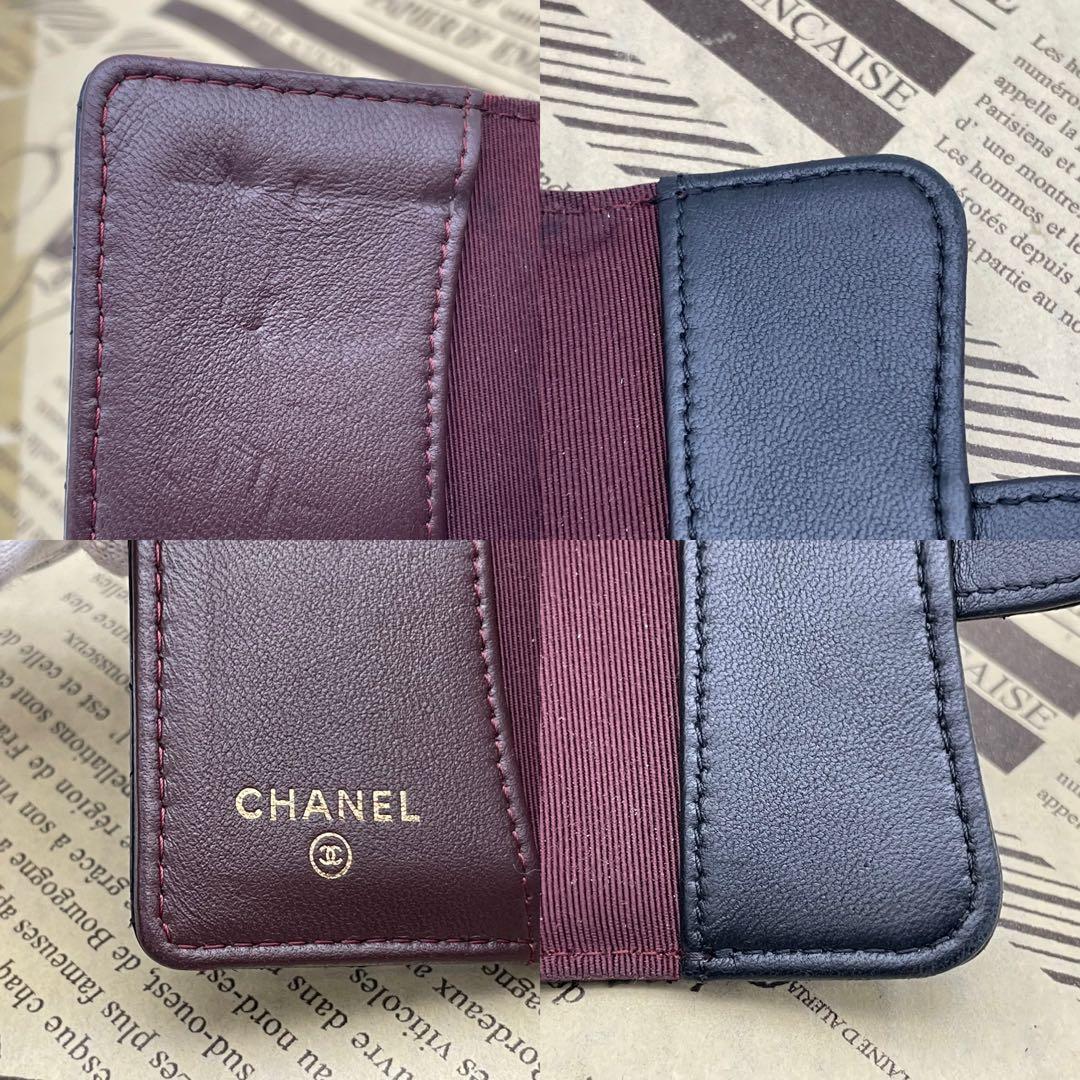 シャネル キーケース ココマーク キャビアスキン 黒 FP453