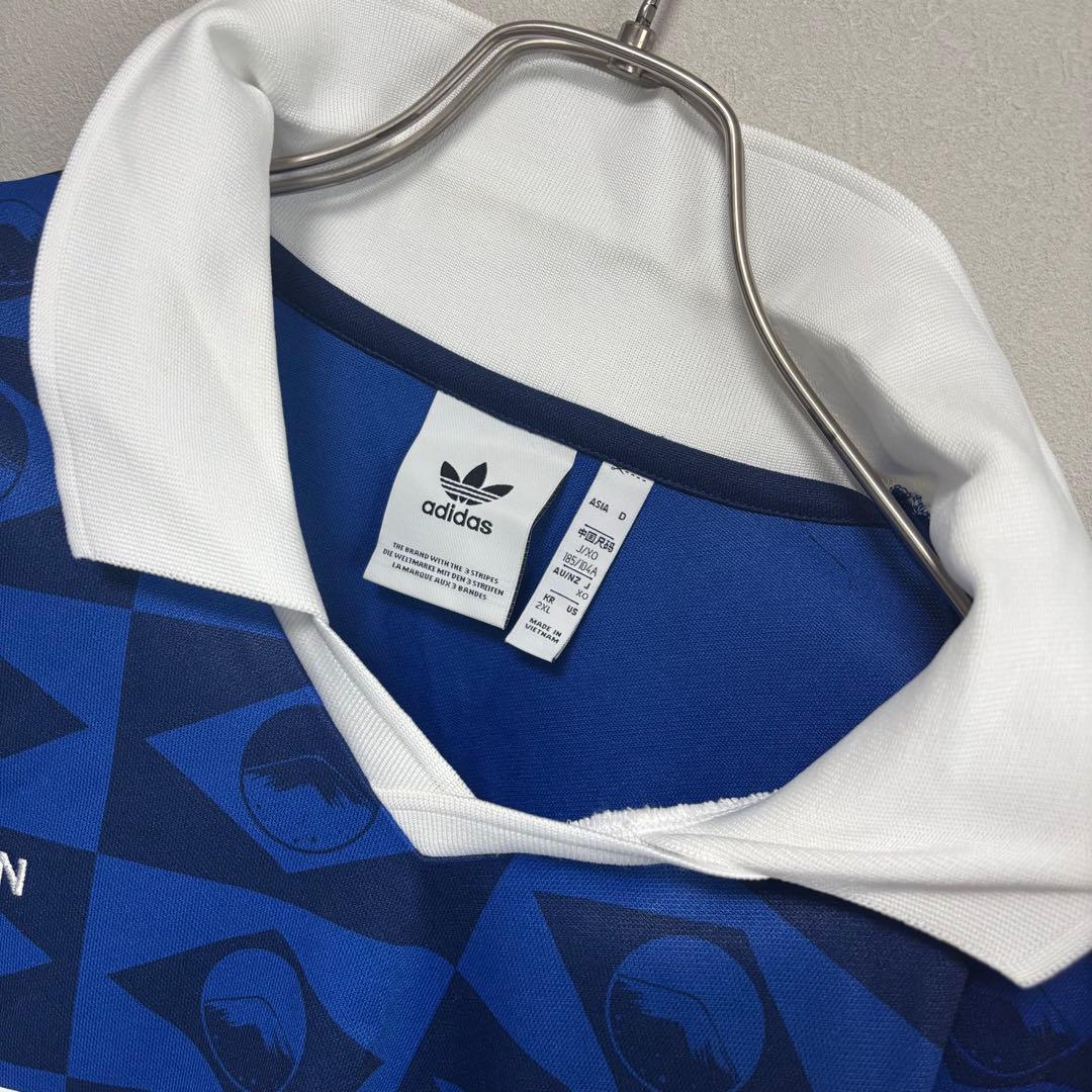 団結 炎 ファイアーadidas アディダス ユニフォーム ゲームシャツ XO