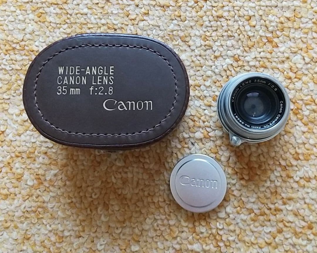 フィルムカメラ Canon WIDE-ANGLE 35mm f:2.8 No.28261