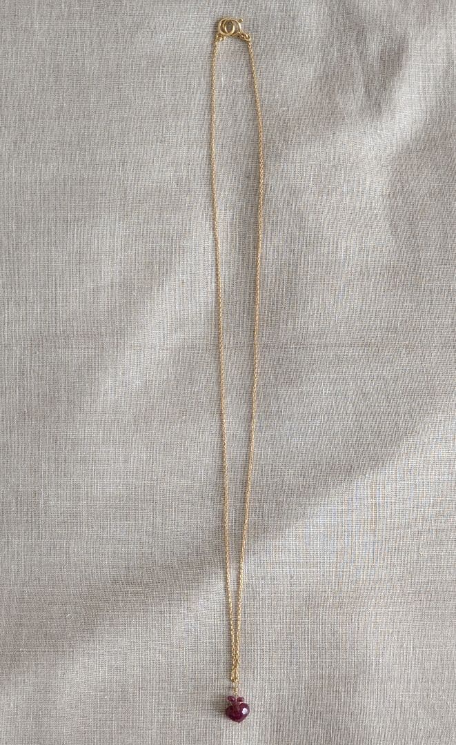 mikiaルビーネックレス