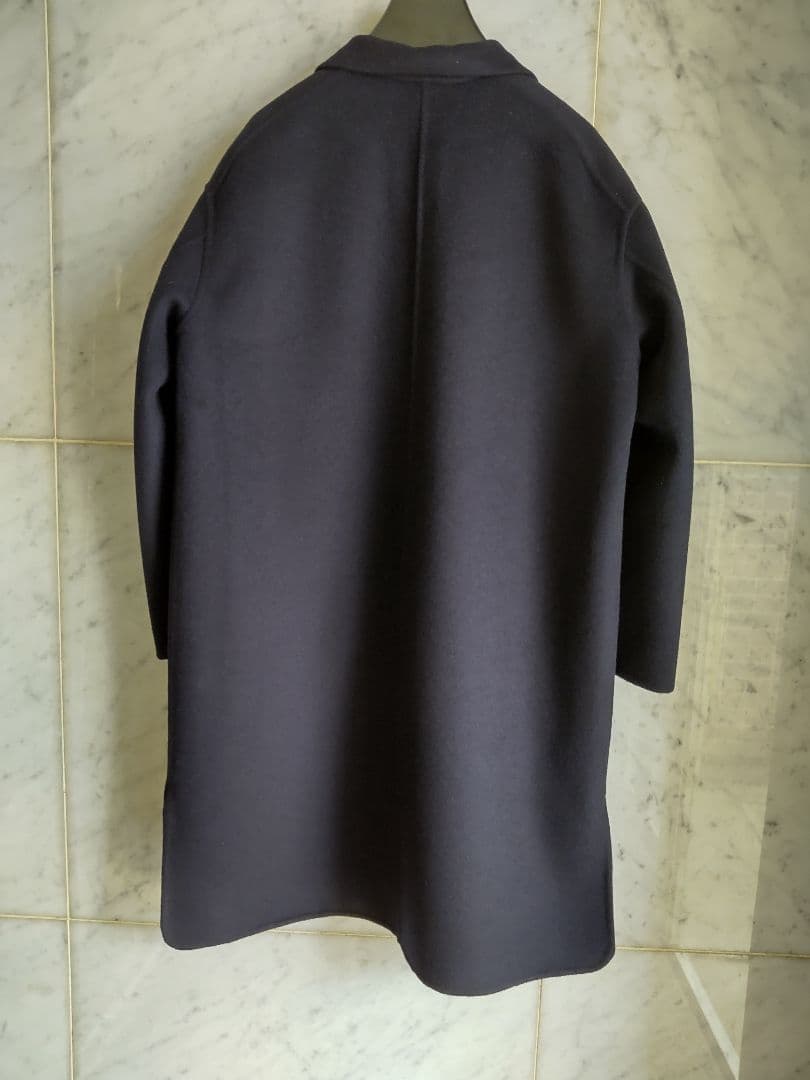 ドゥロワー レザーポケット チェスターコート