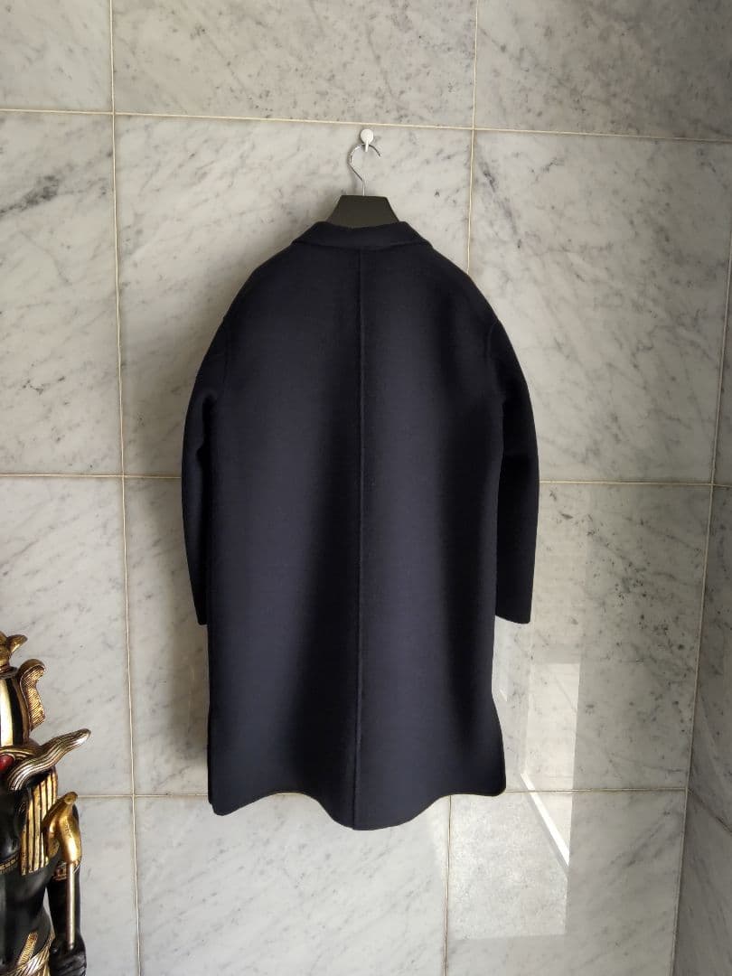 ドゥロワー レザーポケット チェスターコート