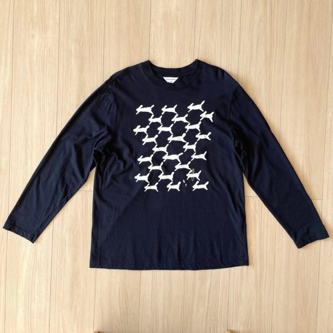 minä perhonen ミナ ペルホネン　長袖カットソープルオーバー　L