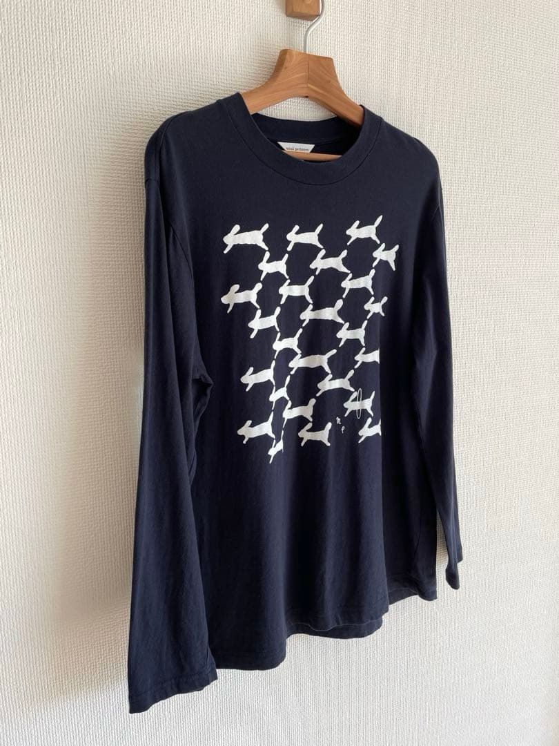 minä perhonen ミナ ペルホネン　長袖カットソープルオーバー　L