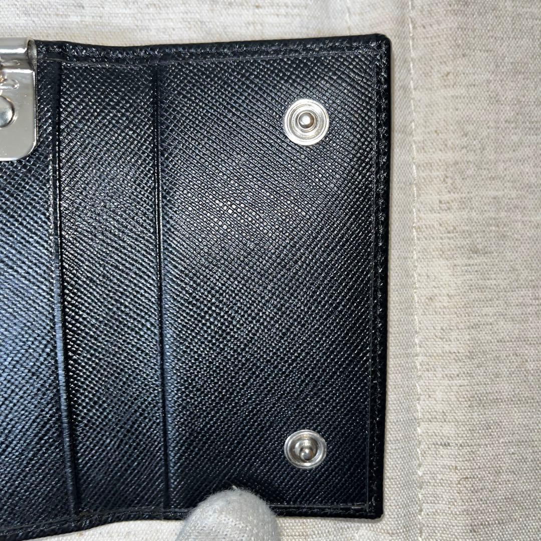 PRADA プラダ　キーケース　ブラック　黒　6連