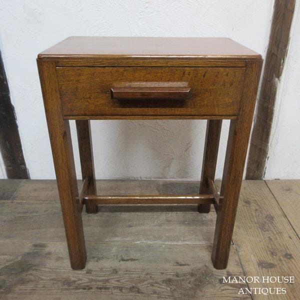 イギリス アンティーク 家具 ナイトテーブル サイドテーブル 英国 6740d