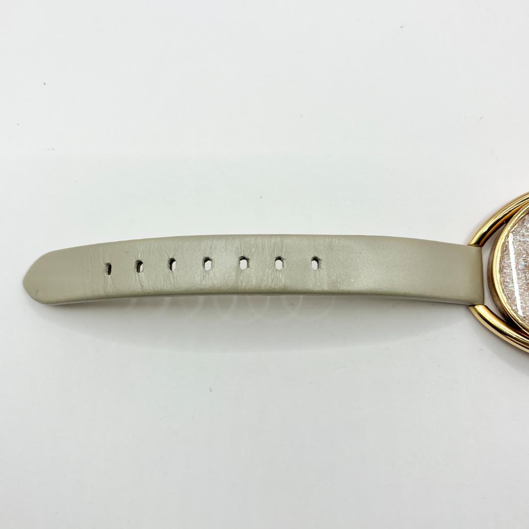 《稼働品》スワロフスキー★クォーツ 腕時計★クリスタルライン★レディース