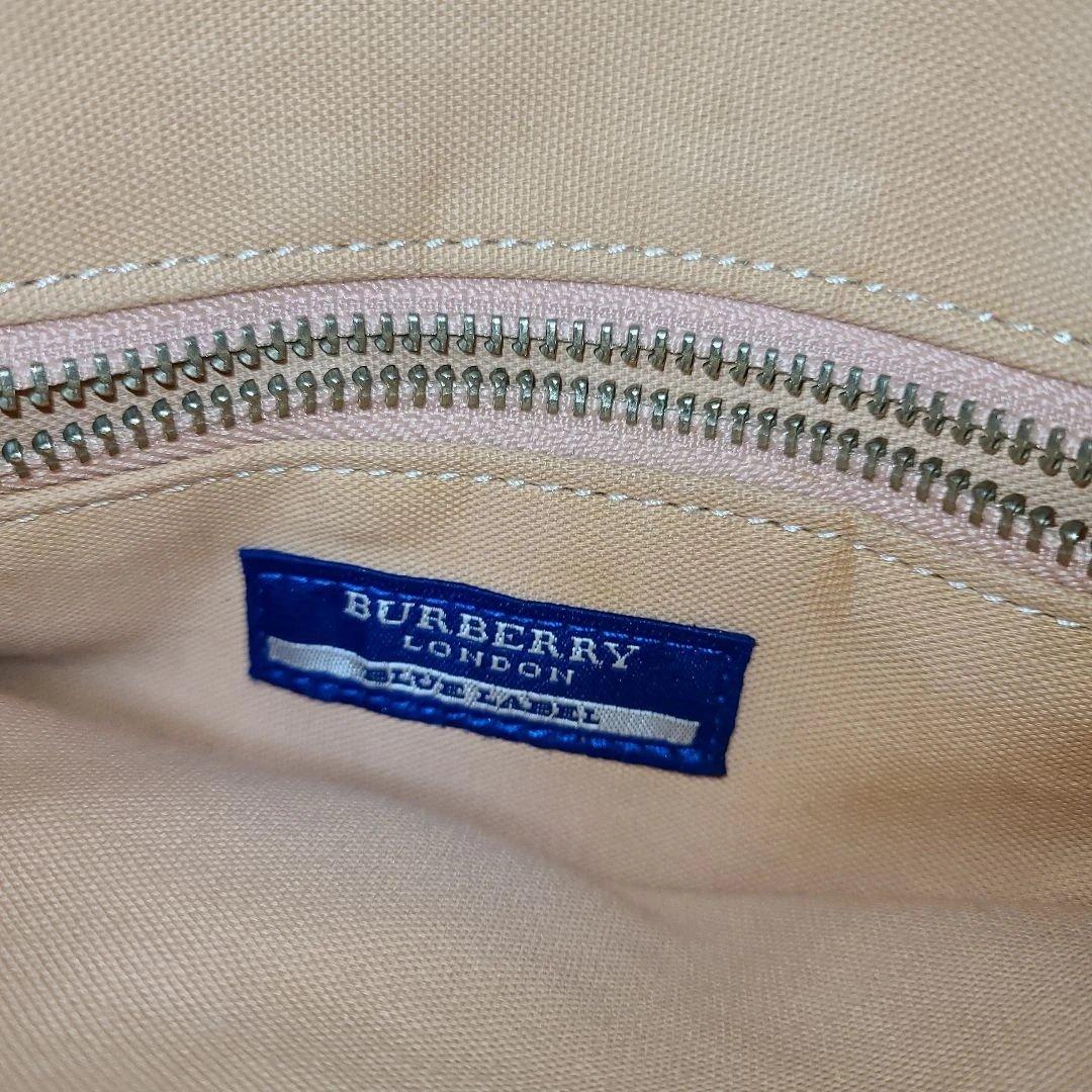 d*2様 バーバリー・ブルーレーベルチェック柄ボルドー/トートバッグ　ショルダー