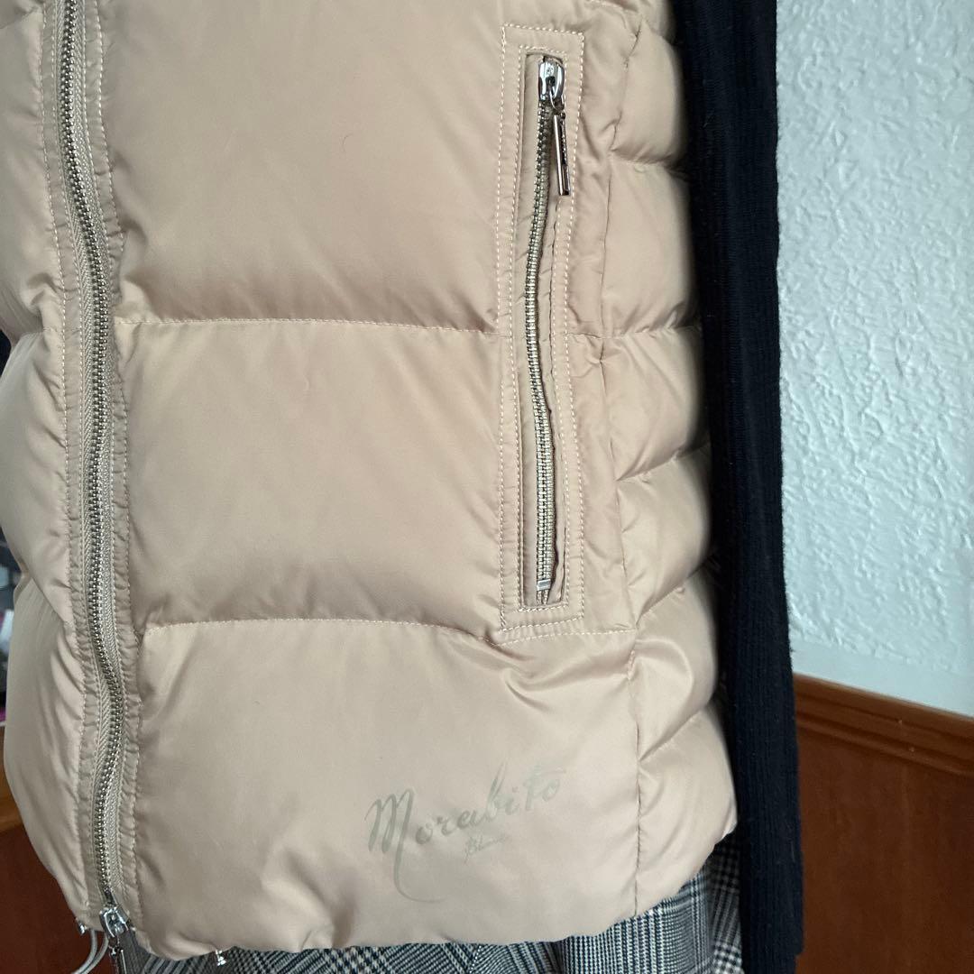 モラビト　MORABITO　BLAN ✨定価13万✨ダウンベスト40 ベージュ
