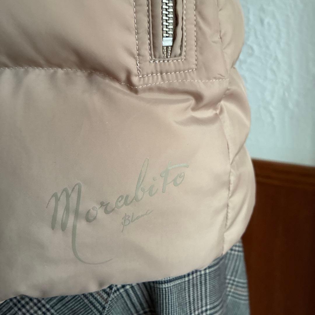 モラビト　MORABITO　BLAN ✨定価13万✨ダウンベスト40 ベージュ