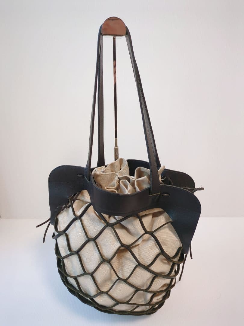 【希少】Y's KAYO NAKAMURA ヨウジヤマモト　カゴバッグ　レザー