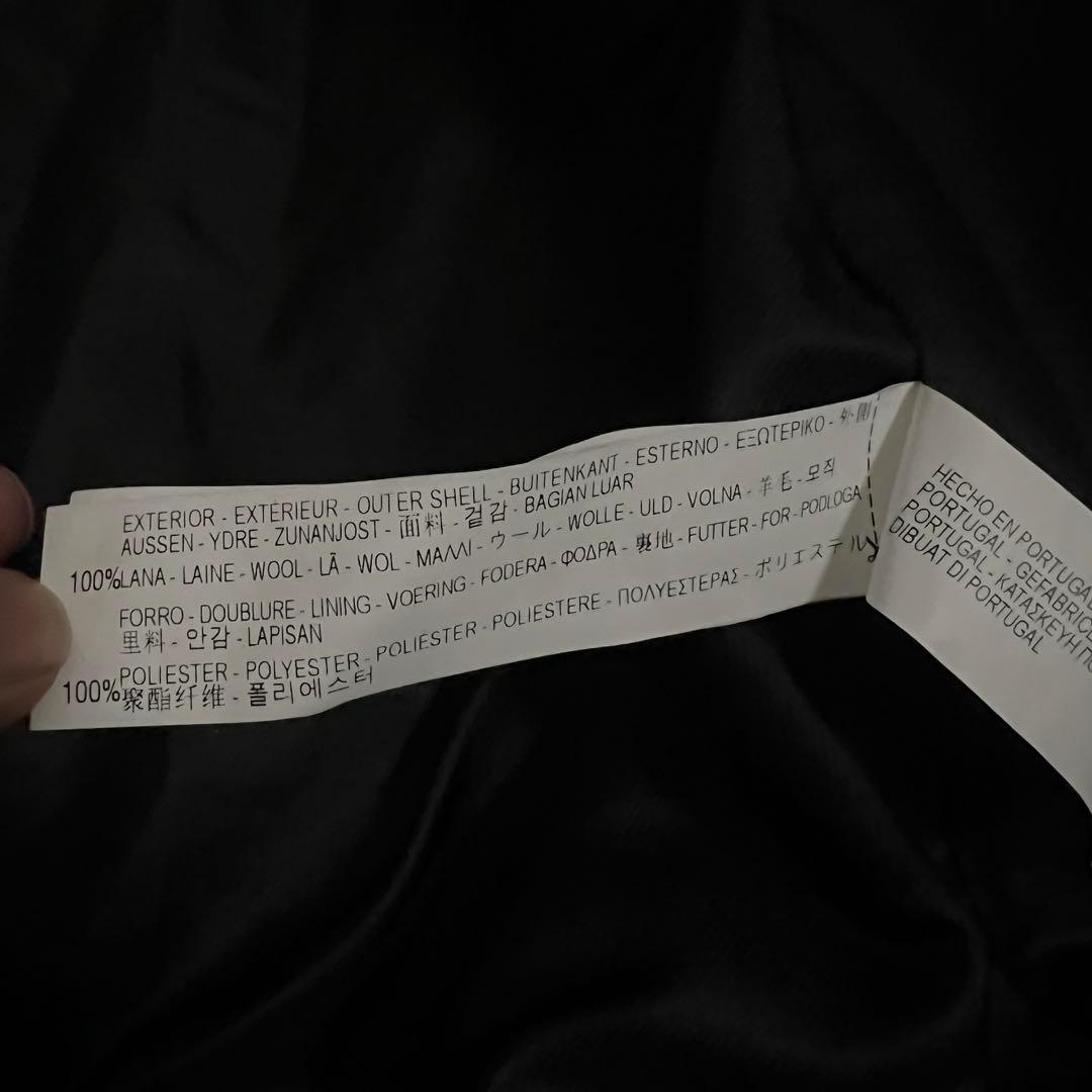 未使用タグ✨ZARAMAN チェスターコート ウールツイード 大判千鳥格子柄 M