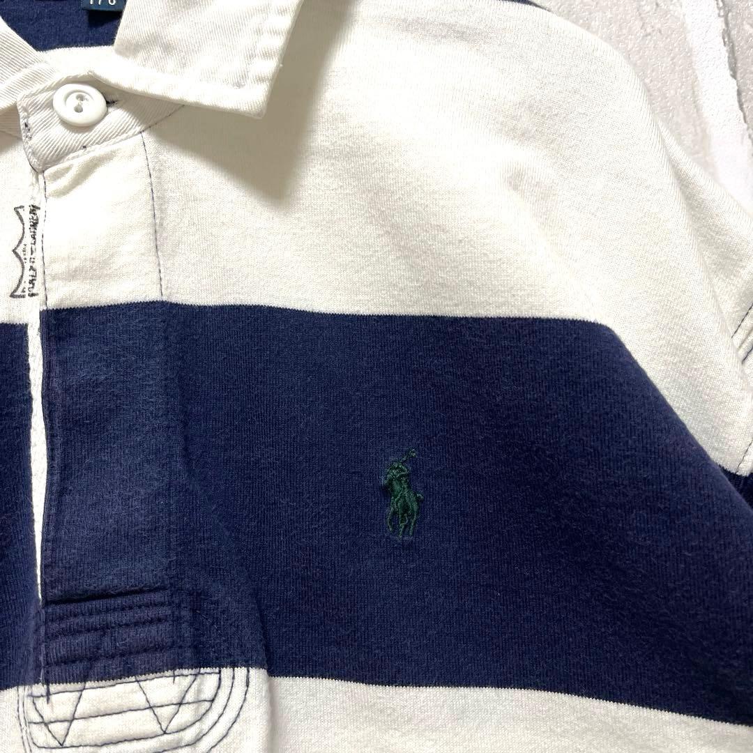 ポロ ラルフローレン 長袖 ラガーシャツ ボーダー ポニー ナイガイ 常田大希