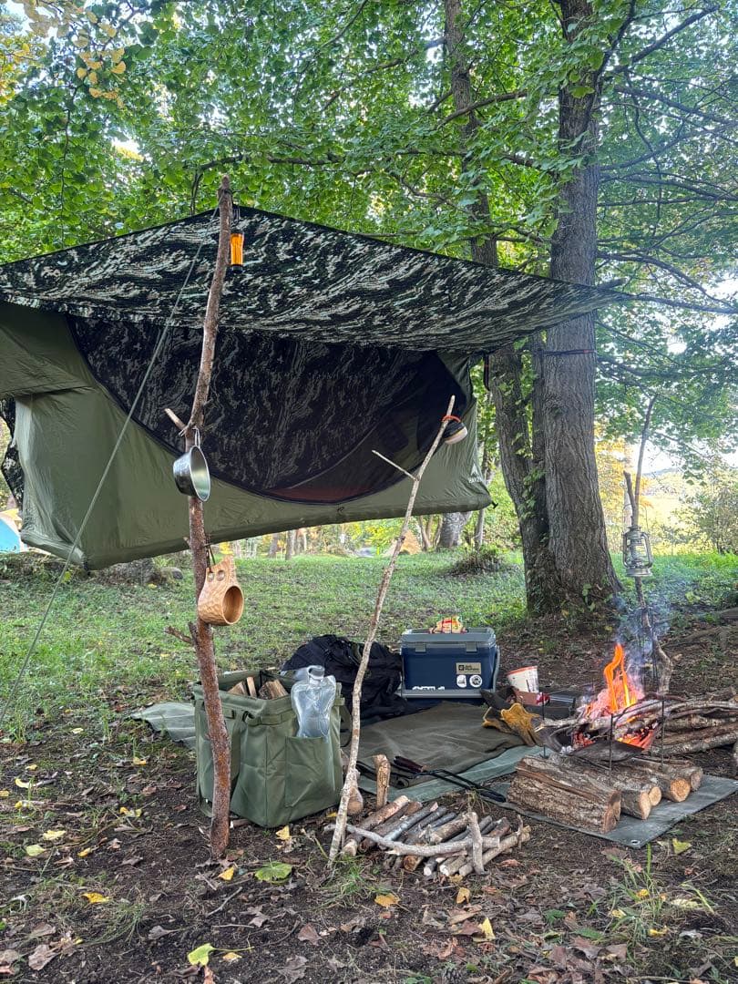 ヘブンテント　ハンモックテント　フォレストカモ