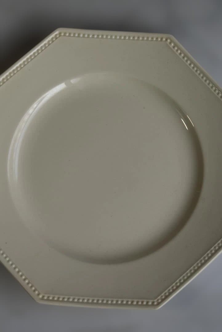 超美品Sarregueminesサルグミンヌ　オクトゴナル皿　アンティーク