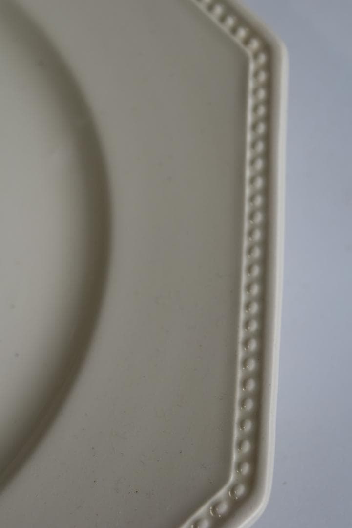 超美品Sarregueminesサルグミンヌ　オクトゴナル皿　アンティーク