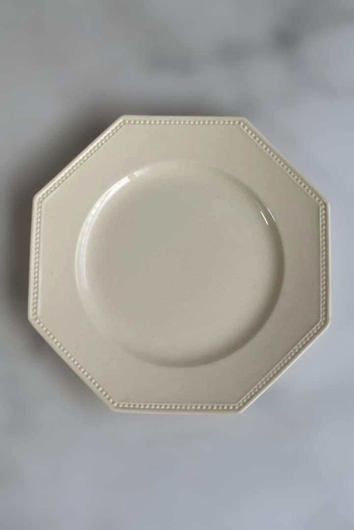 超美品Sarregueminesサルグミンヌ　オクトゴナル皿　アンティーク