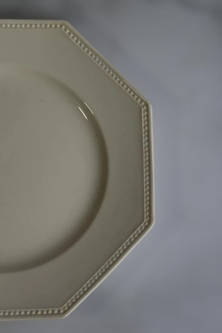 超美品Sarregueminesサルグミンヌ　オクトゴナル皿　アンティーク