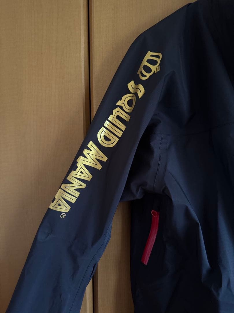 スクイッドマニア　レインウェア　悪ロボ　ブラック　Lサイズ