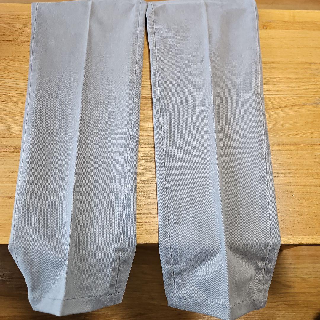 【新品未使用】PT01AWスリムコットンパンツ ライトグレー S46定価約5万円