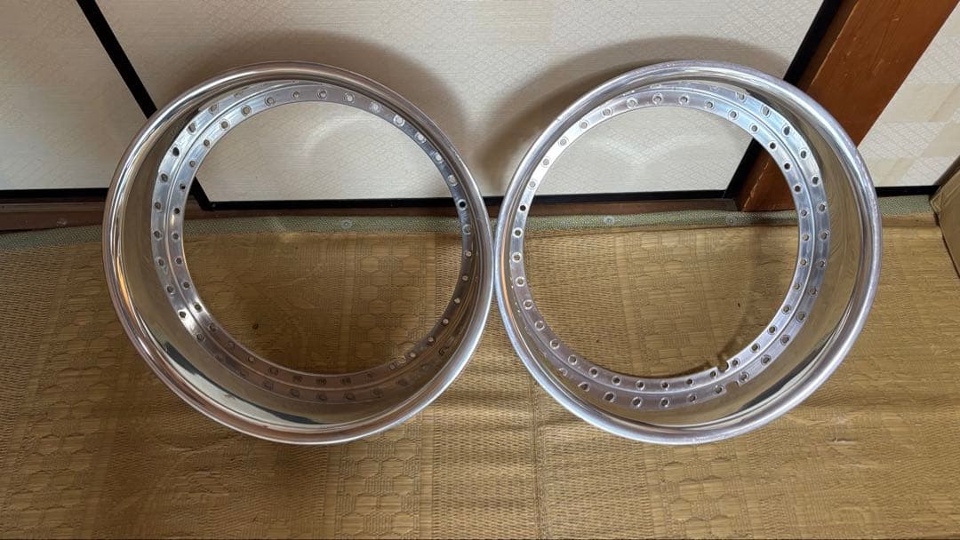 work エクイップ 17インチ VRwheelアウターリム 4.5J ２つ