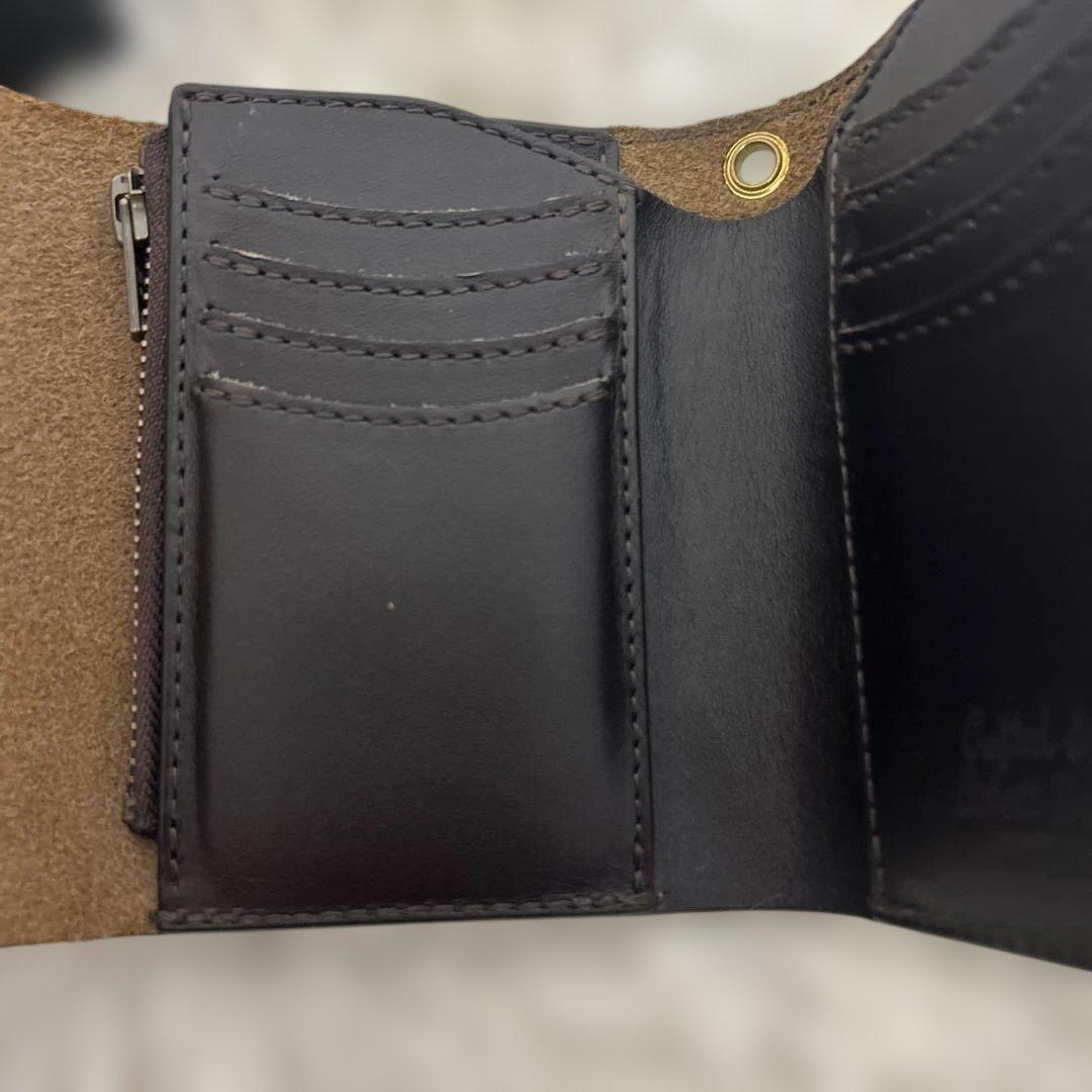 schott PERFECT WALLET ブラウン　チェーン　タグ　箱付き