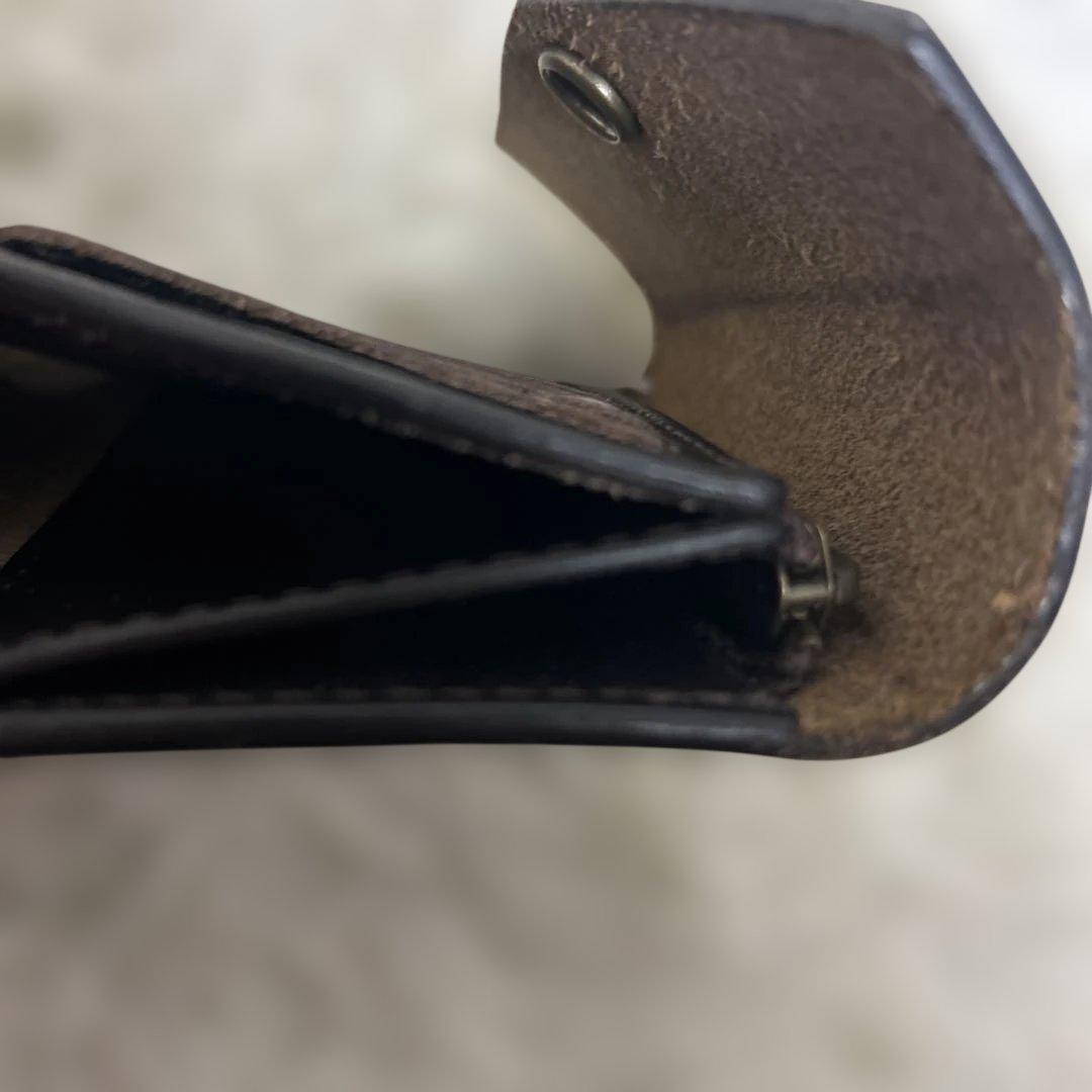 schott PERFECT WALLET ブラウン　チェーン　タグ　箱付き