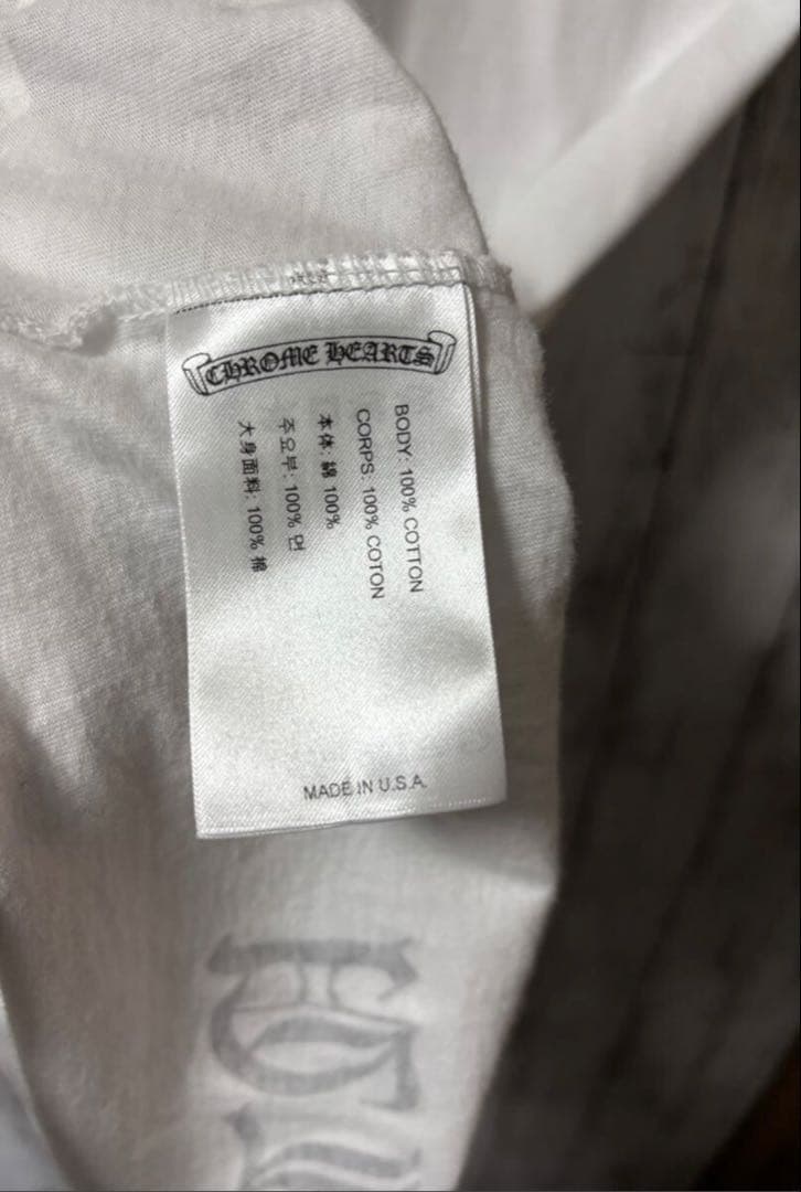 クロムハーツ 正規品 ホノルル限定バックホースシュープリントTシャツ