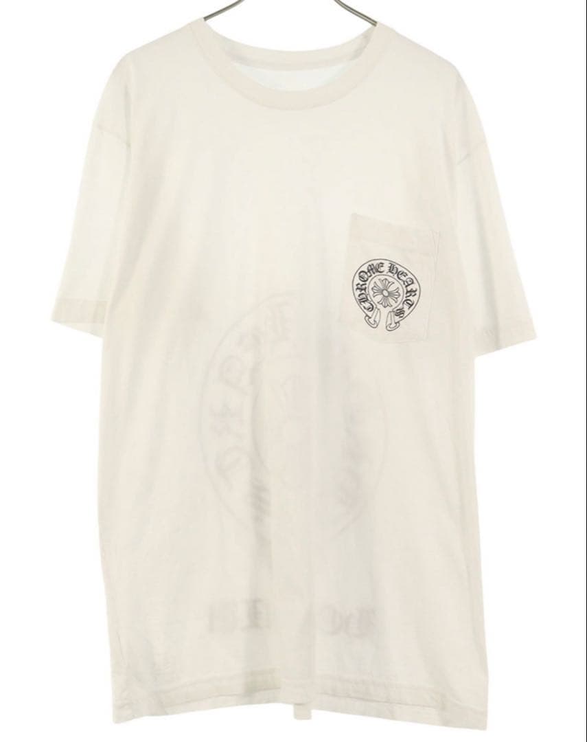 クロムハーツ 正規品 ホノルル限定バックホースシュープリントTシャツ
