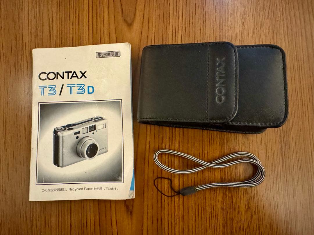 【美品】CONTAX T3 シルバー フィルムカメラ