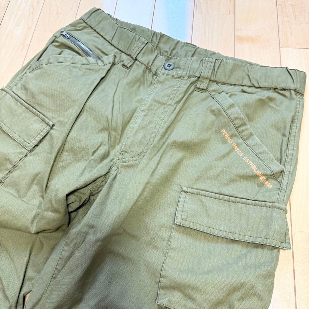 パーリーゲイツ ゴルフ カーゴパンツ ハーフパンツ オリーブ 2way 6