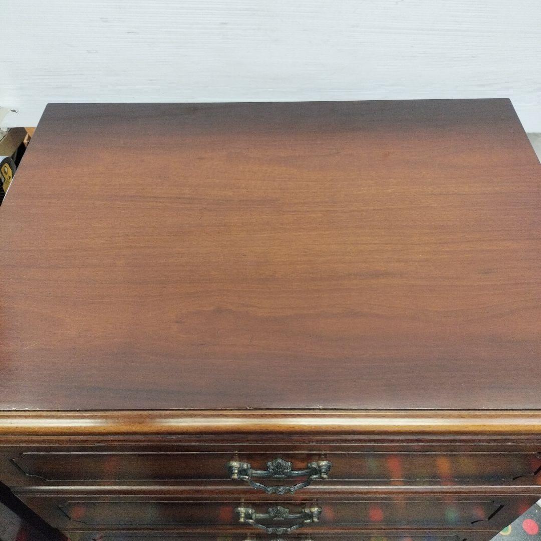 カリモク コロニアル サイドチェスト ４段収納