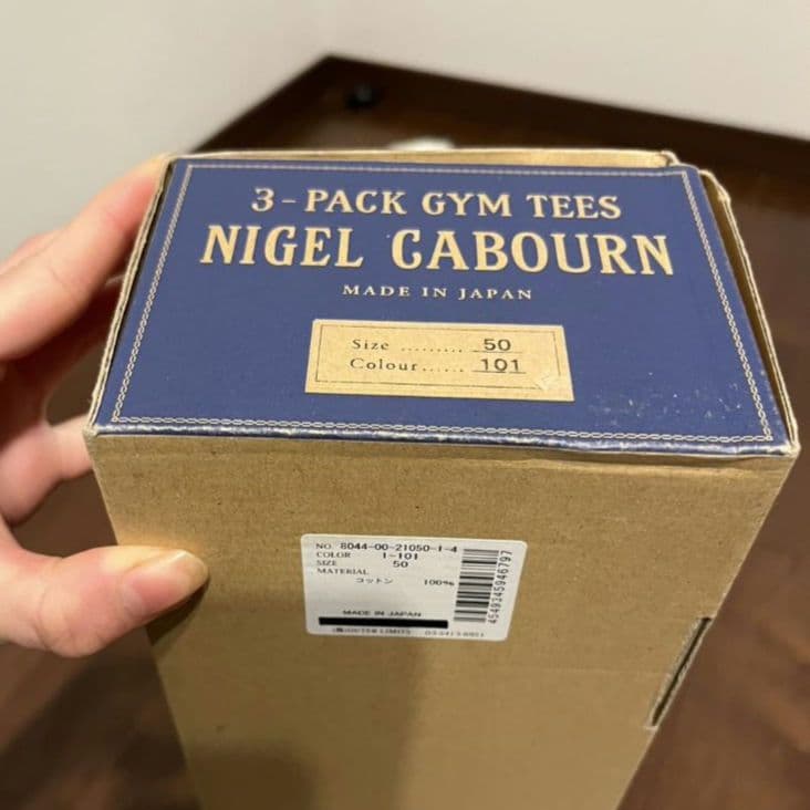 NIGEL GABOURN 3-Pack Gym Tees サイズ50 ホワイト