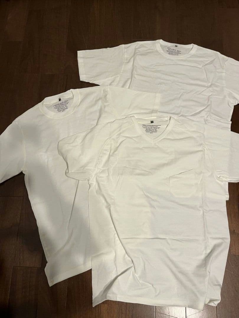 NIGEL GABOURN 3-Pack Gym Tees サイズ50 ホワイト