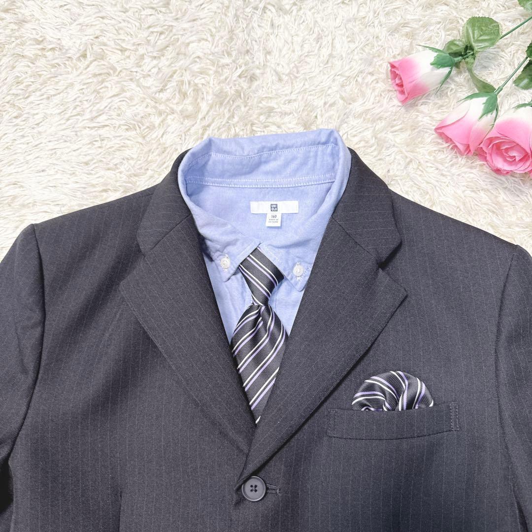 オリバーハウス　160 　5点セット フォーマル スーツ　セットアップ 　黒