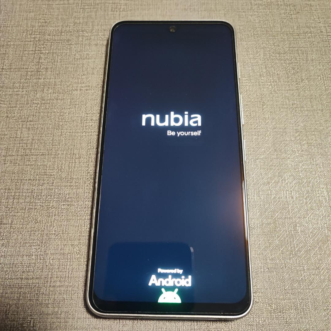 美品 nubia S 5G ホワイト ケース＋フィルム付き