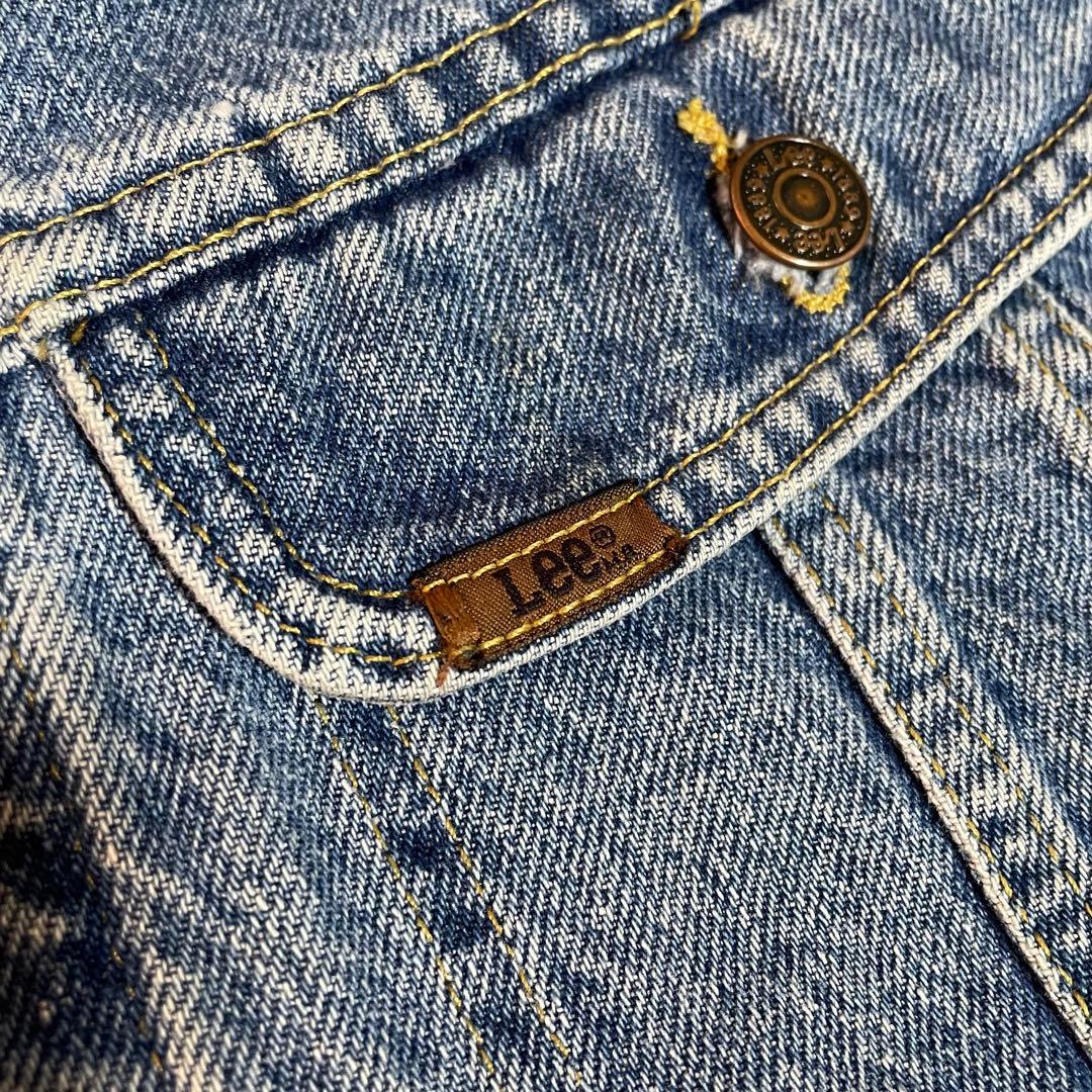 90s USA製 Lee ヴィンテージ デニム ベスト ジャケット ビッグサイズ