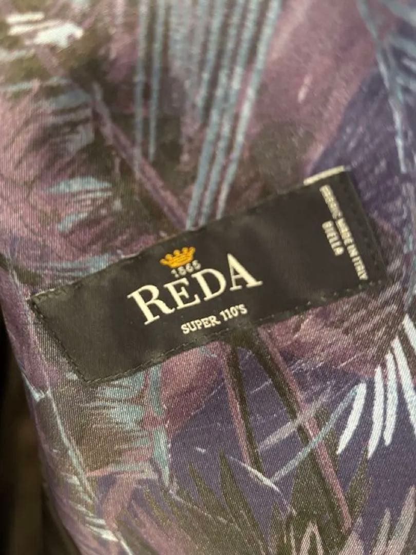 【美品】ポールスミス 2Bスーツ グレーストライプ REDA 日本製 Mサイズ