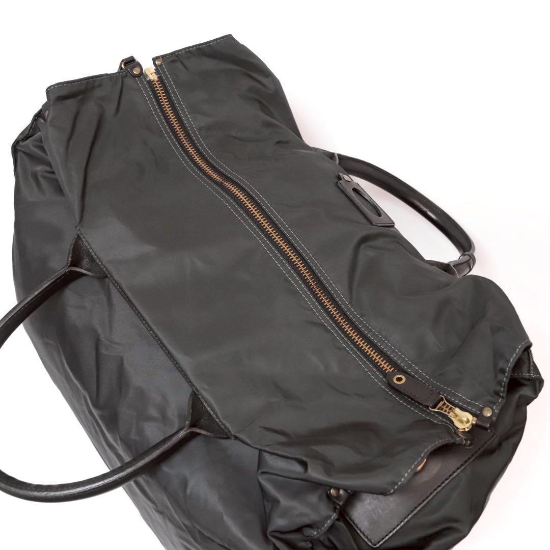 希少✨美品✨フェリージ ボストンバッグ P3/6 ダークグリーン ナイロン