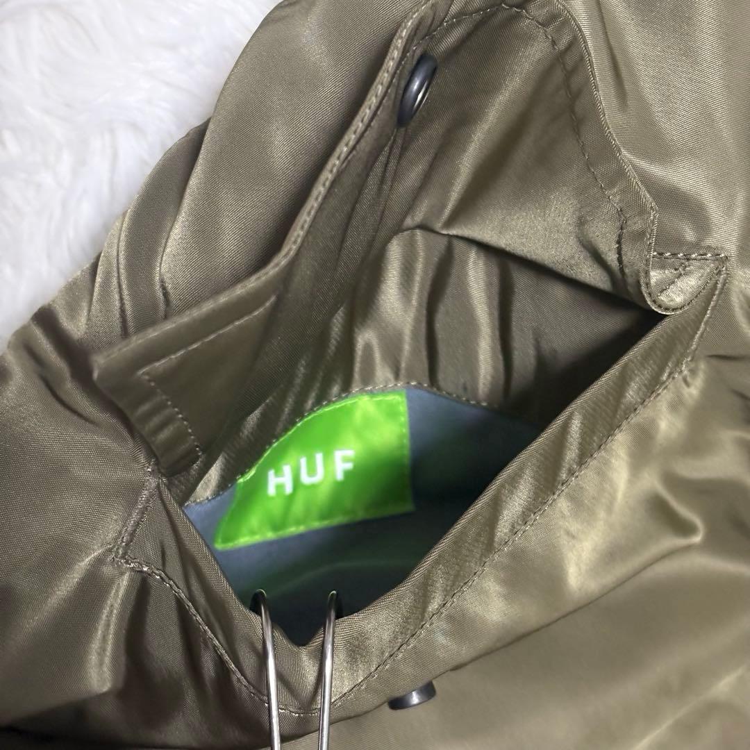 希少 L HUF ALPHA 別注 MA-1 ハフ アルファ フライトジャケット