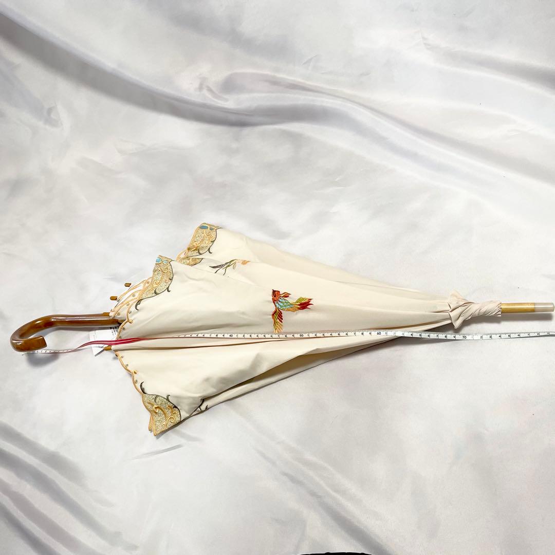 新品 シノワズリーモダン 晴雨兼用日傘 日本製UPF50+ 遮光遮熱 刺繍 母