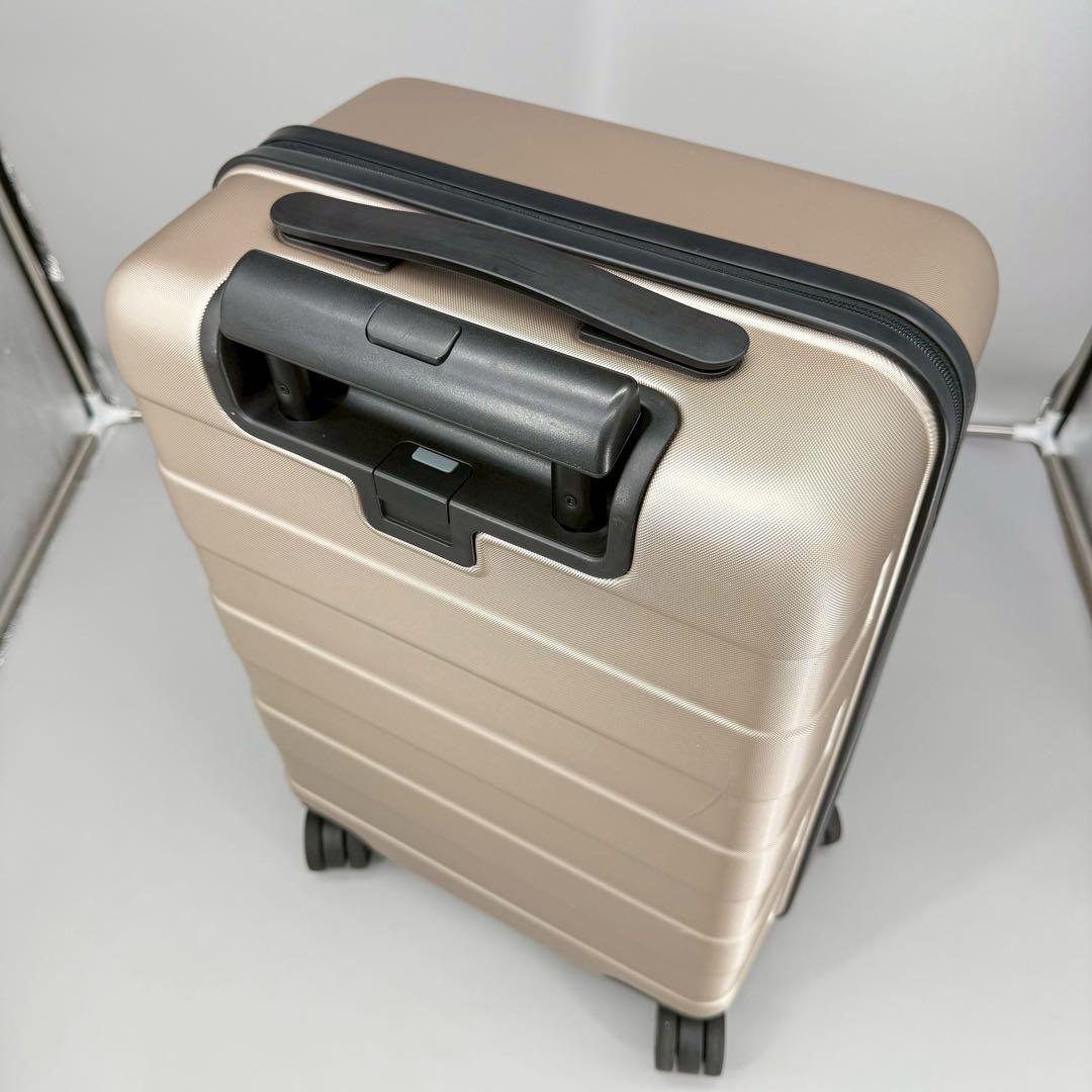 無印良品　4輪キャリーケース ベージュ　ゴールド　35L