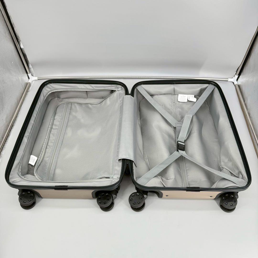 無印良品　4輪キャリーケース ベージュ　ゴールド　35L