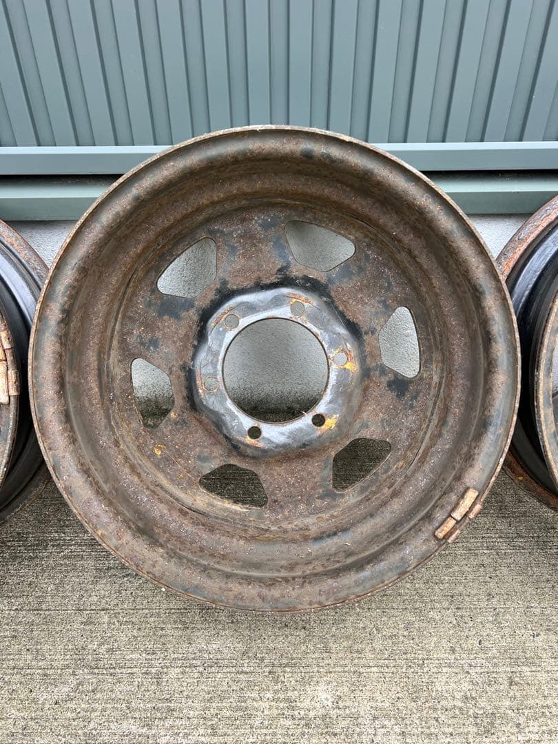 ランクル70 純正スチールホイール　ランドクルーザー鉄ちん