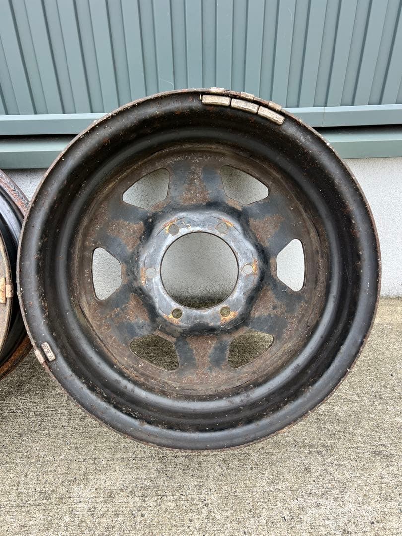 ランクル70 純正スチールホイール　ランドクルーザー鉄ちん