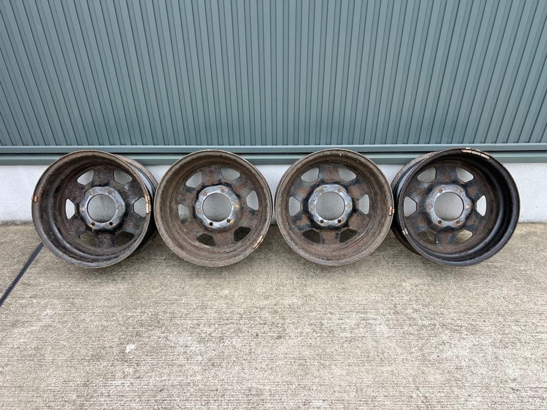 ランクル70 純正スチールホイール　ランドクルーザー鉄ちん