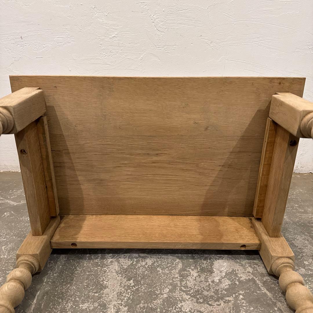 ヴィンテージ　木製サイドテーブル　剥離